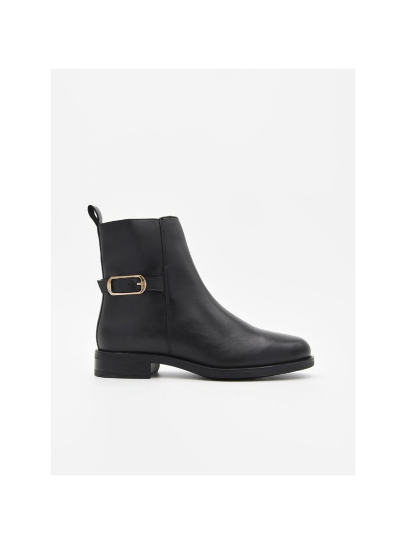 Bottes Basses Matériau Synthétique Purapiel Noir - Kiabi
