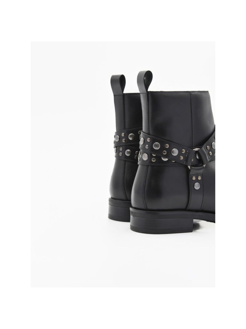 Bottes Basses Matériau Synthétique Purapiel Noir - Kiabi