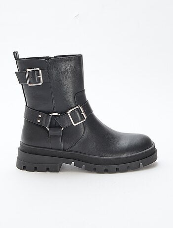 Bottes courtes unicolore