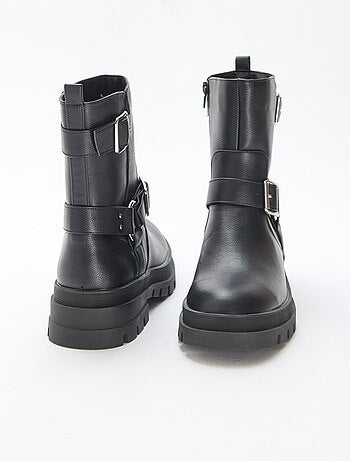 Bottes courtes unicolore