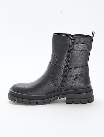 Bottes courtes unicolore