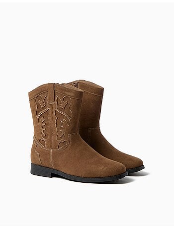 Bottes de cowboy brodées, mo fashion