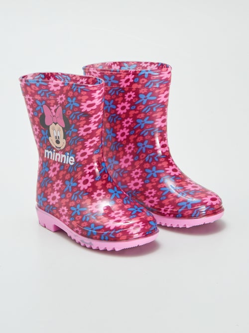 Bottes de pluie à fleurs 'Minnie' - Kiabi