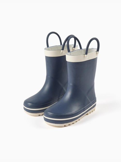 Bottes de pluie en caoutchouc avec anses - Kiabi