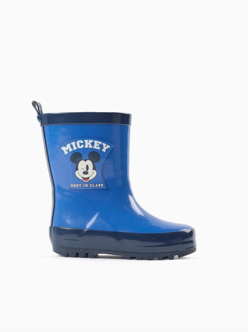 Bottes de pluie en caoutchouc avec imprimés mickey - Kiabi