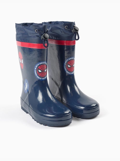 Bottes de pluie en caoutchouc avec imprimés spider-man - Kiabi Bottes de pluie en caoutchouc avec imprimés spider-man - Kiabi