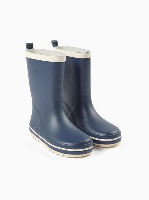 Bottes de pluie en caoutchouc avec semelle antidérapante - Kiabi