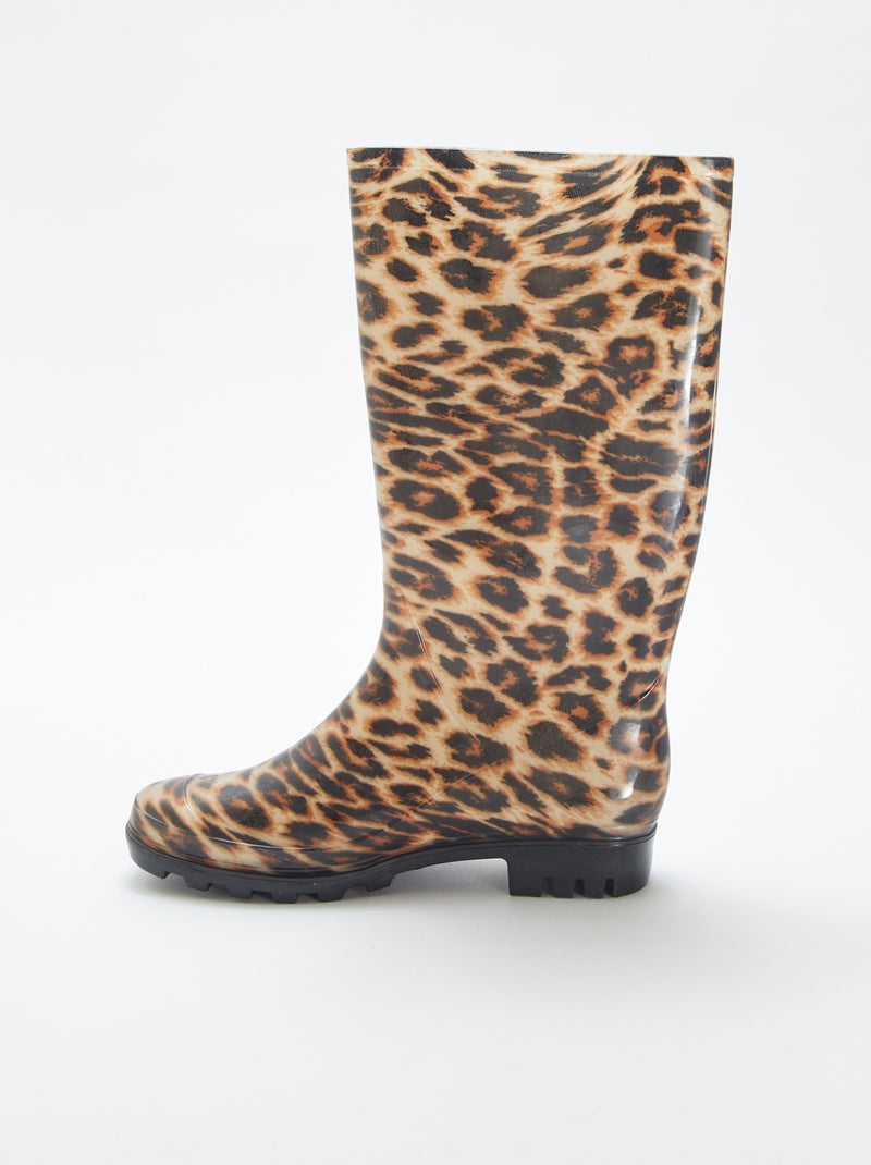 Bottes Hautes Slouchy Imprimé Léopard - Pointure 6.5, Neuves Sans Emballage, Marque West London