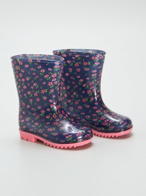 Bottes de pluie fleuries - Kiabi