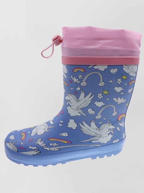 Bottes de pluie 'licorne' - Kiabi