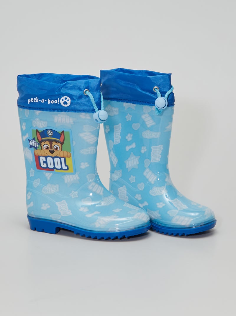 Bottes de pluie 'Pat Patrouille' bleu - Kiabi