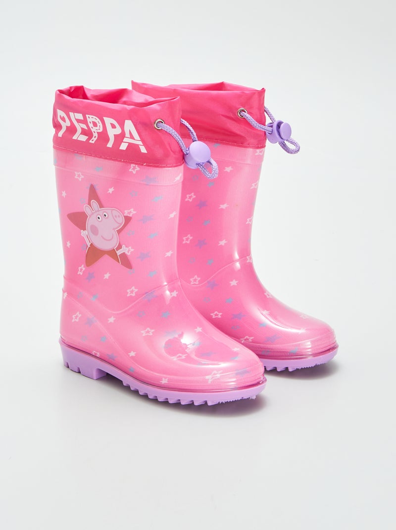 Bottes de pluie 'Peppa Pig' Rose - Kiabi