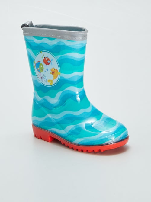 Bottes de pluie 'poissons' - Kiabi