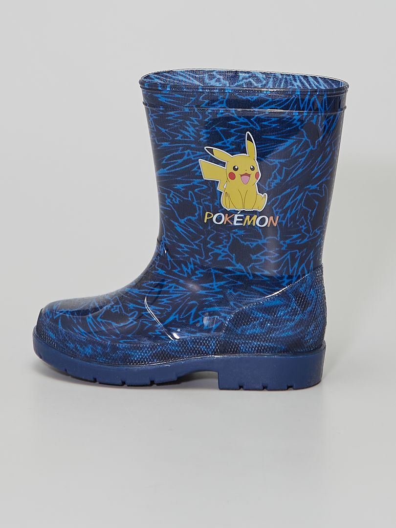 Bottes de pluie 'Pokemon' bleu - Kiabi