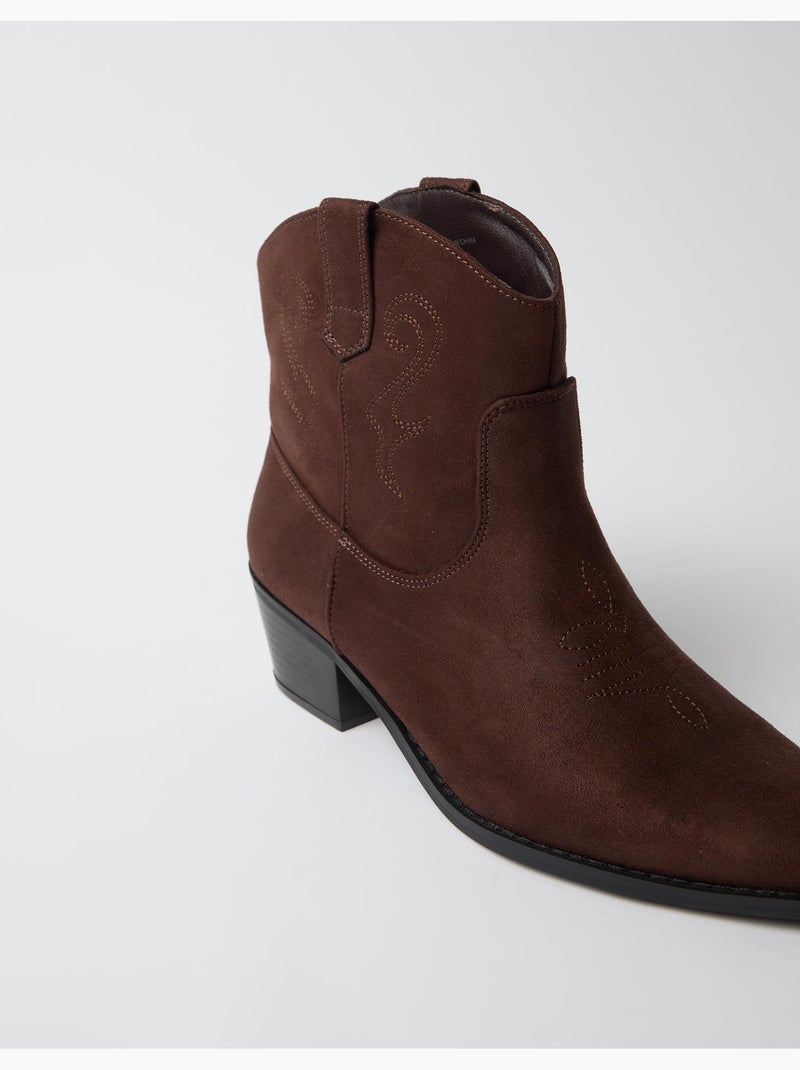 Bottes de style campagnard, mo fashion Marron - Kiabi
