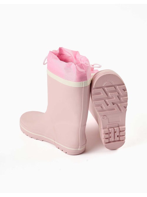 Bottes en caoutchouc avec imprimé Stitch et fermeture à cordon - Kiabi