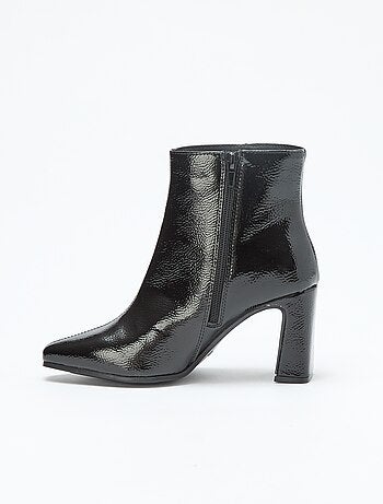 Bottes en vernie uni