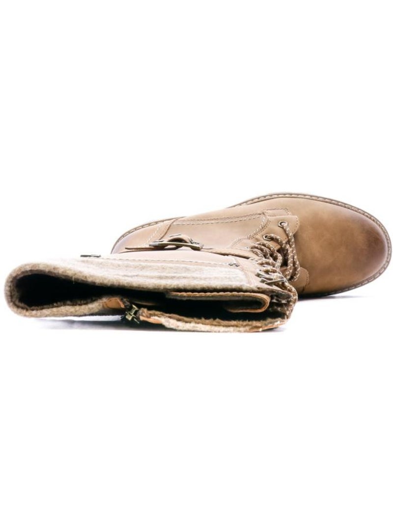 Bottes femme relife Marron cappuccino - Kiabi