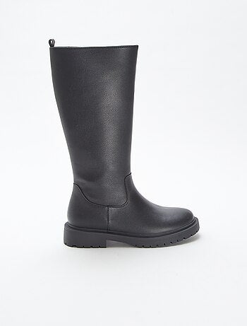 Bottes hautes en simili