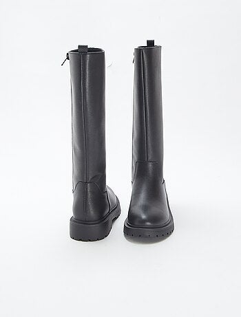 Bottes hautes en simili