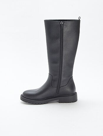 Bottes hautes en simili