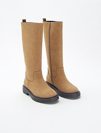 Bottes hautes en simili