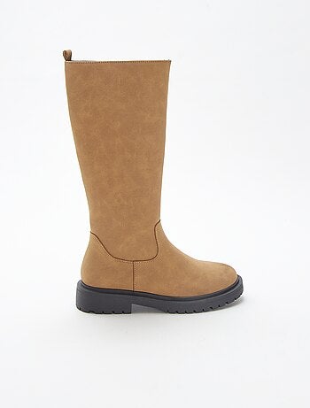Bottes hautes en simili