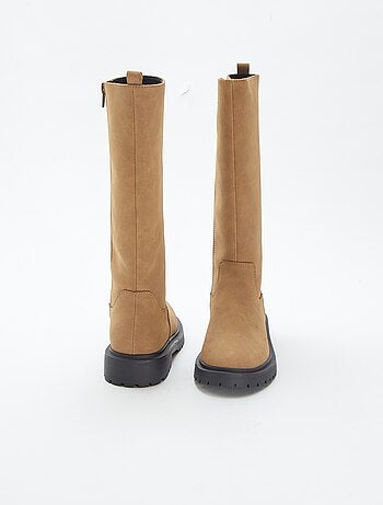 Bottes hautes en simili