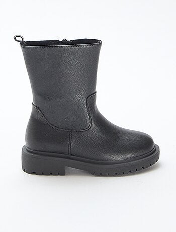 Bottes hautes zippées