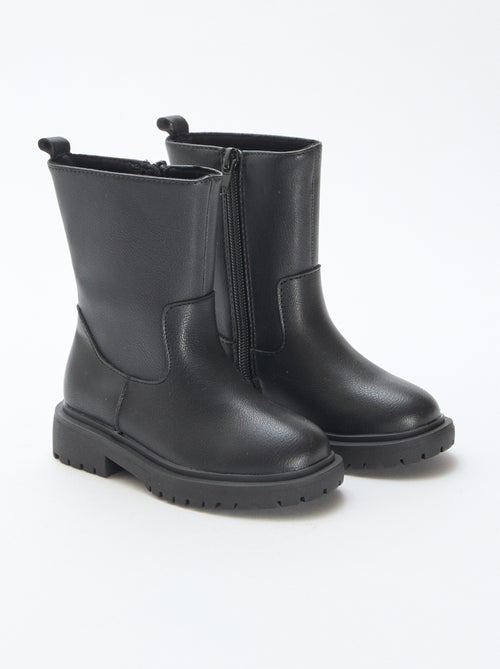 Bottes hautes zippées - Kiabi