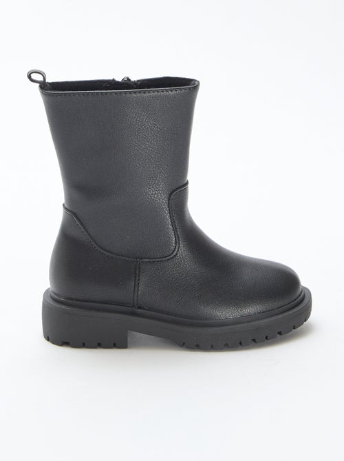 Bottes hautes zippées - Kiabi