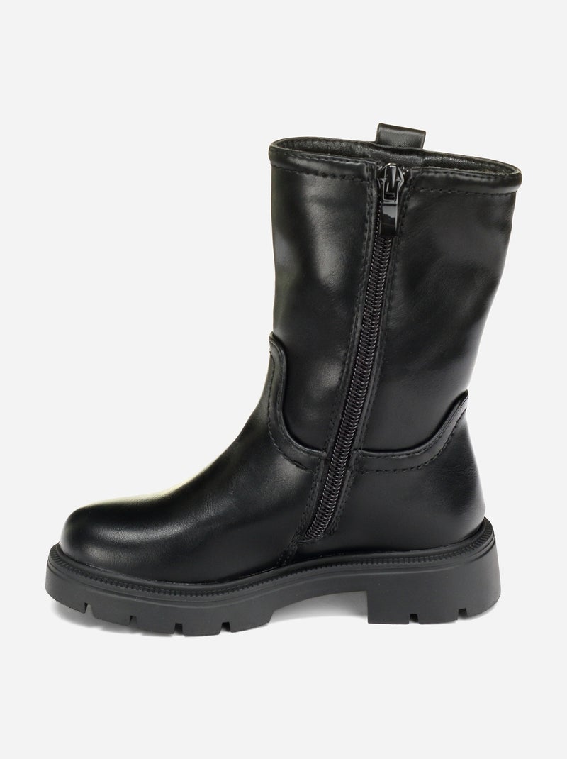 Bottes montantes Noir - Kiabi