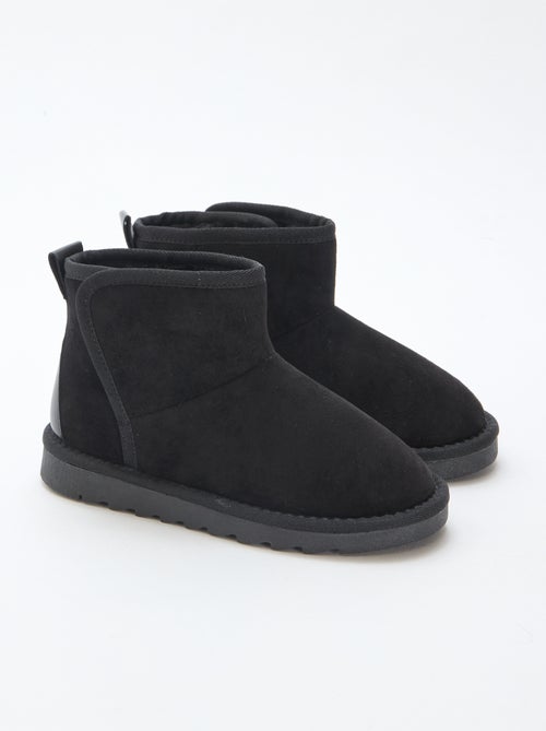 Bottes style sudédois en ubuck - Kiabi