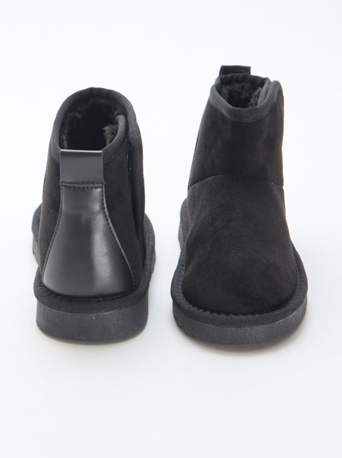 Bottes style sudédois en ubuck - Kiabi
