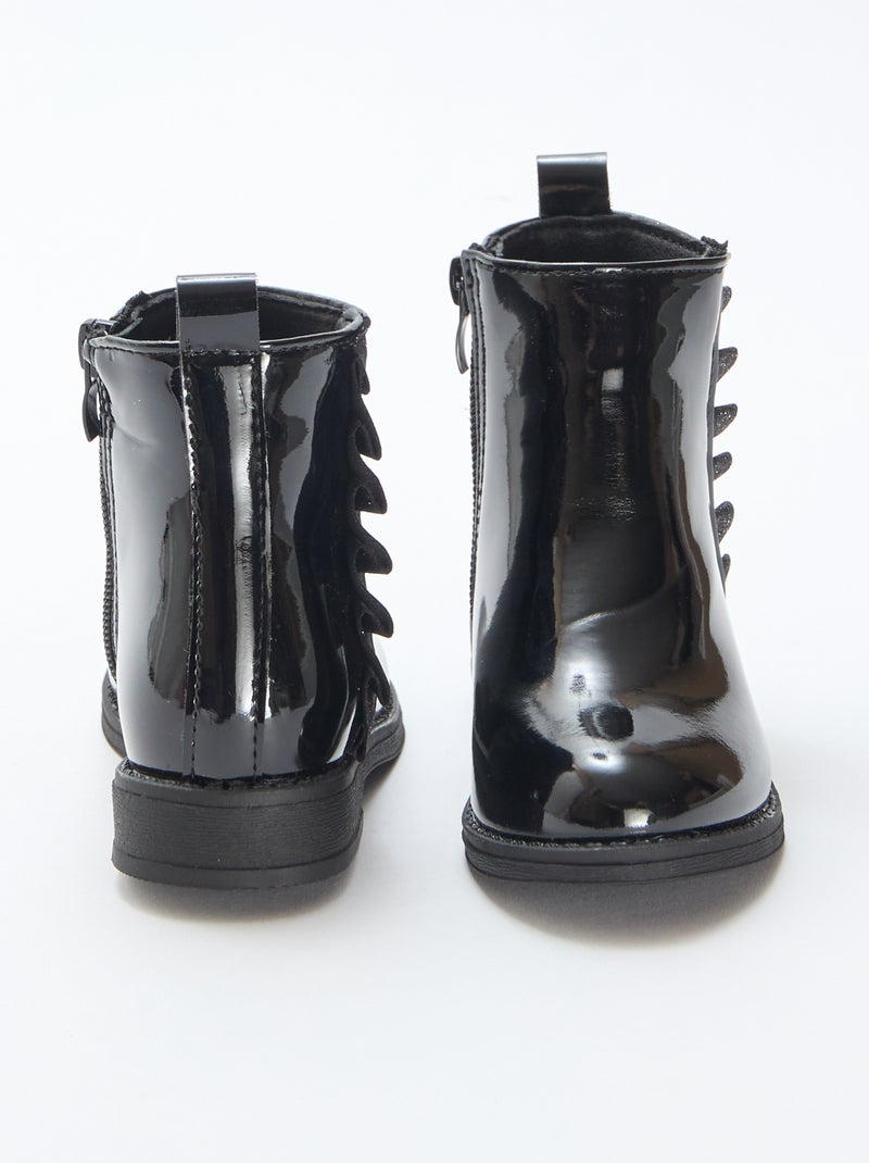 Guêtres Disco Surbottes Jaunes - Taille Unique Adulte - Pour Carnaval, Soirée 90's, Déguisement - Polyuréthane/polyester