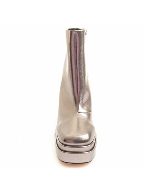 Bottine à Talon Matière Synthétique Et Textile Montevita - Kiabi Bottine à Talon Matière Synthétique Et Textile Montevita - Kiabi
