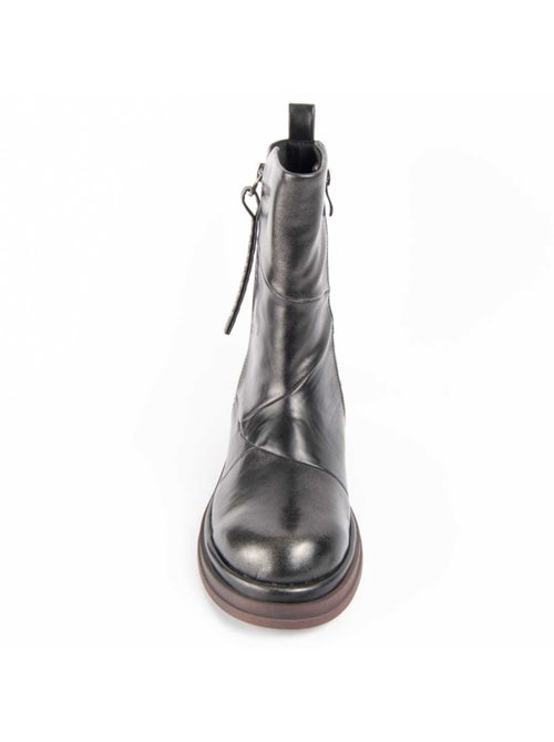 Bottine à Talon Matière Synthétique Et Textile Montevita - Kiabi Bottine à Talon Matière Synthétique Et Textile Montevita - Kiabi