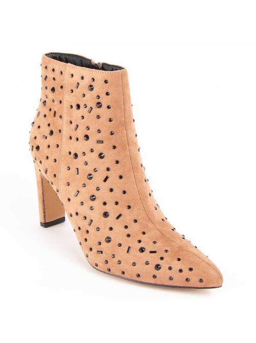Bottine à Talon Matière Synthétique Et Textile Montevita - Kiabi Bottine à Talon Matière Synthétique Et Textile Montevita - Kiabi