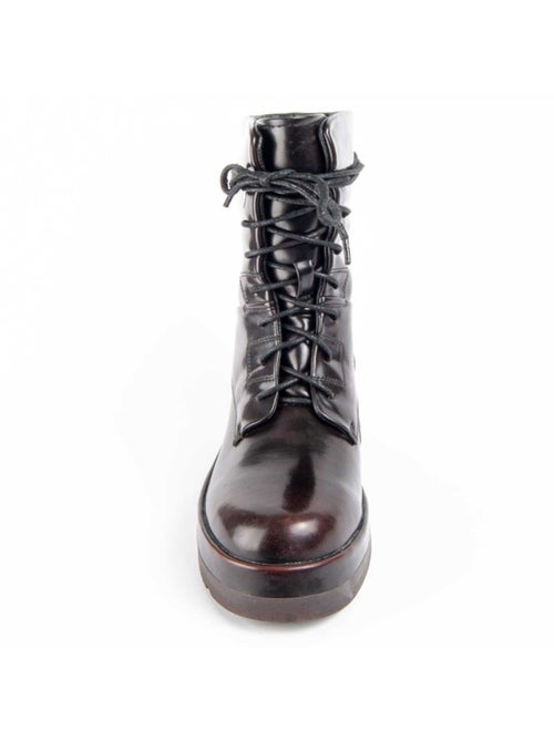 Bottine à Talon Matière Synthétique Et Textile Montevita - Kiabi Bottine à Talon Matière Synthétique Et Textile Montevita - Kiabi