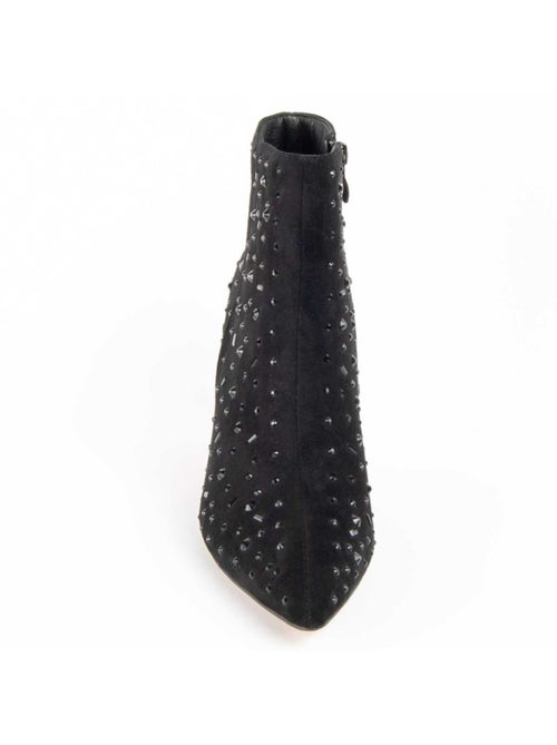 Bottine à Talon Matière Synthétique Et Textile Montevita - Kiabi Bottine à Talon Matière Synthétique Et Textile Montevita - Kiabi
