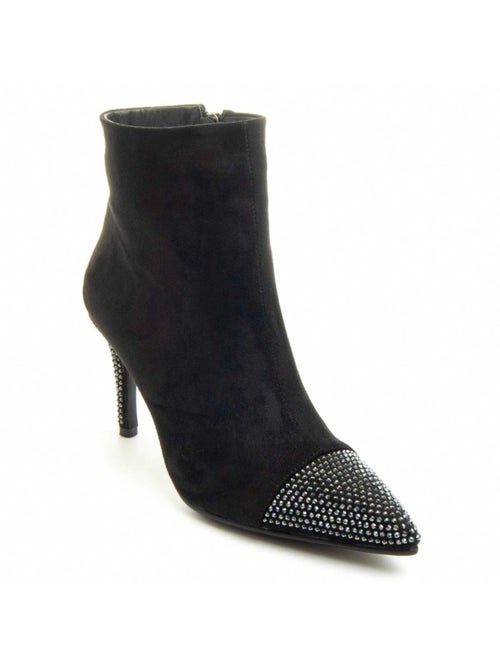 Bottine à Talon Matière Synthétique Et Textile Montevita - Kiabi Bottine à Talon Matière Synthétique Et Textile Montevita - Kiabi