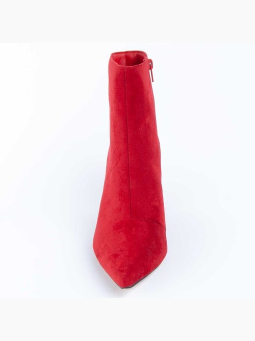 Bottine à Talon Matière Synthétique Et Textile Montevita - Kiabi Bottine à Talon Matière Synthétique Et Textile Montevita - Kiabi