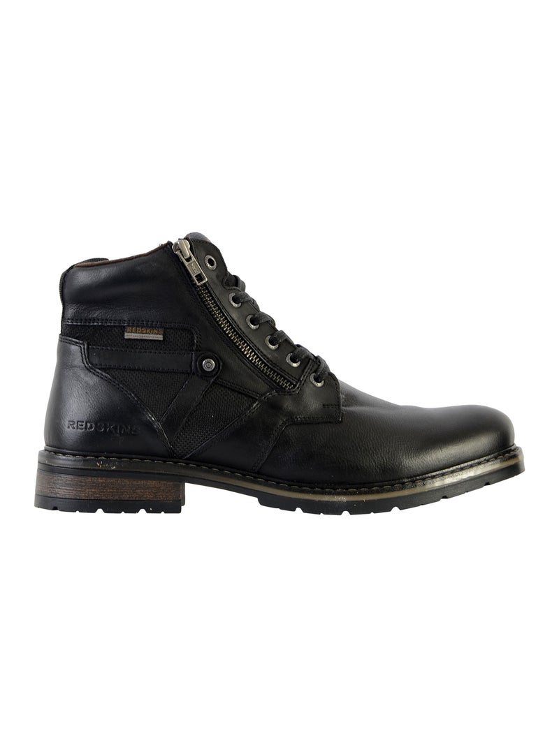 Bottine Cuir Redskins Eternel Noir - Kiabi