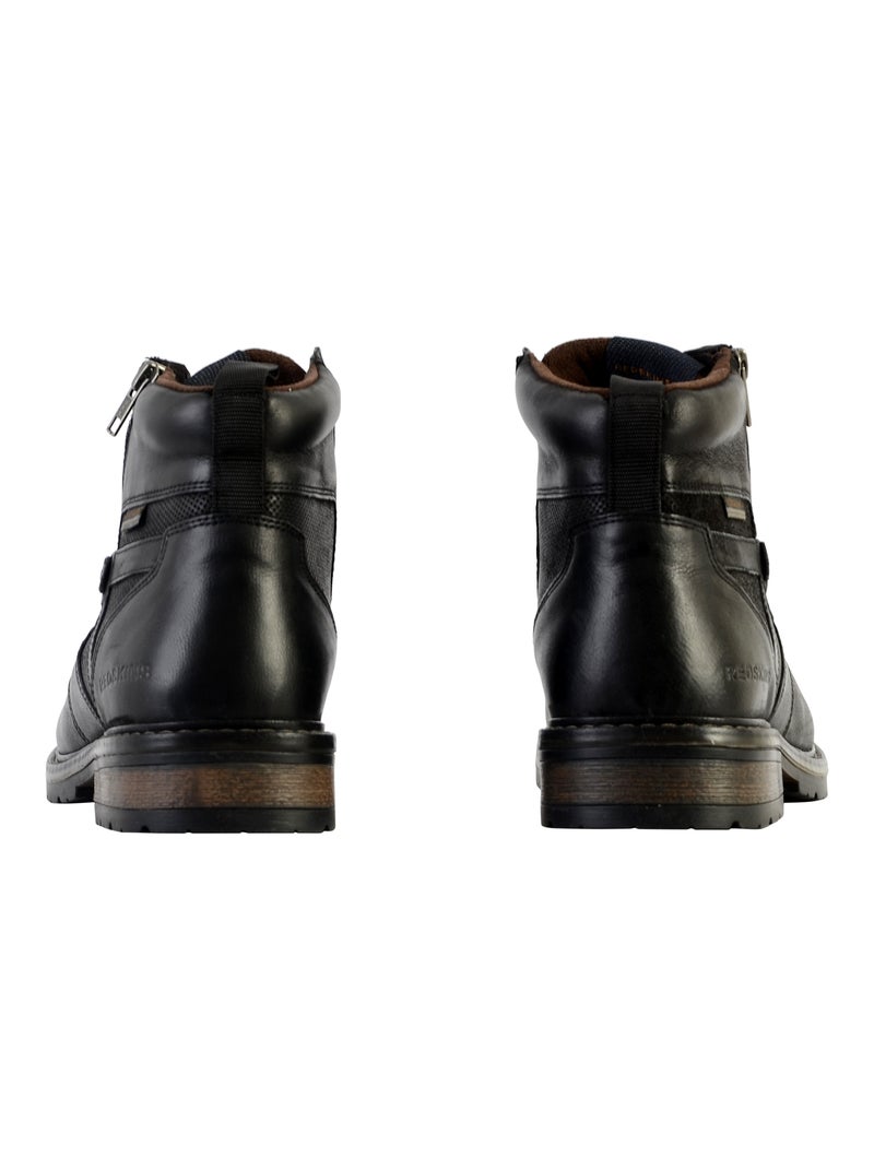 Bottine Cuir Redskins Eternel Noir - Kiabi