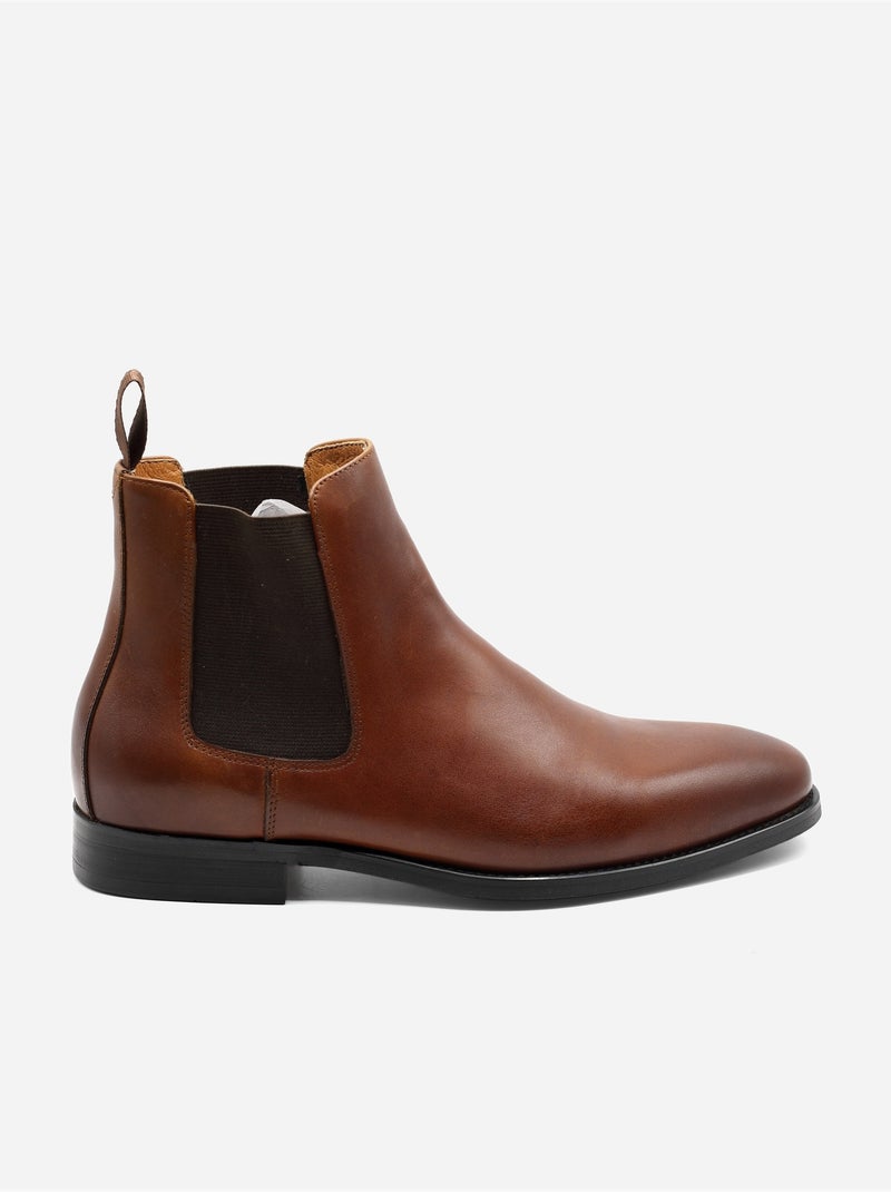 Bottines à enfiler - Bill Tornade Marron - Kiabi