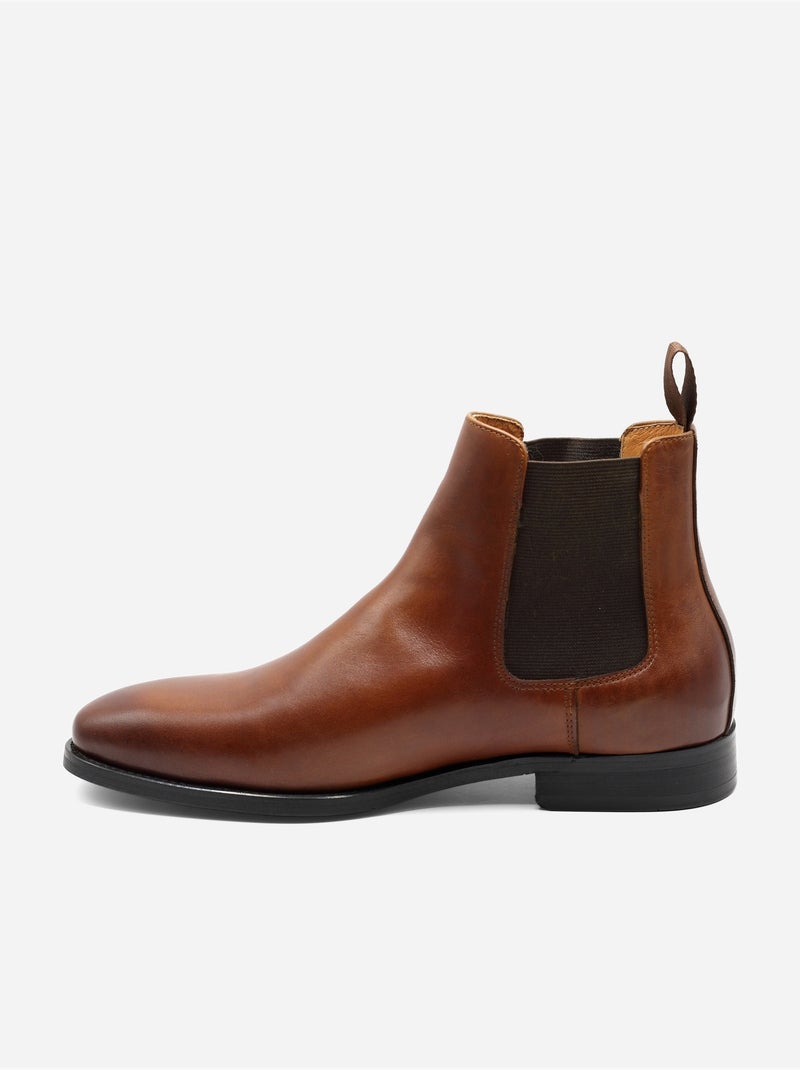 Bottines à enfiler - Bill Tornade Marron - Kiabi
