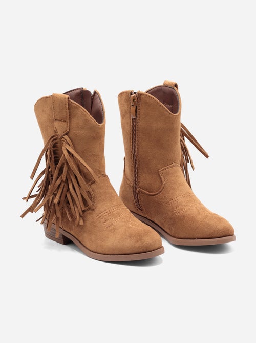 Bottines à franges - Kiabi