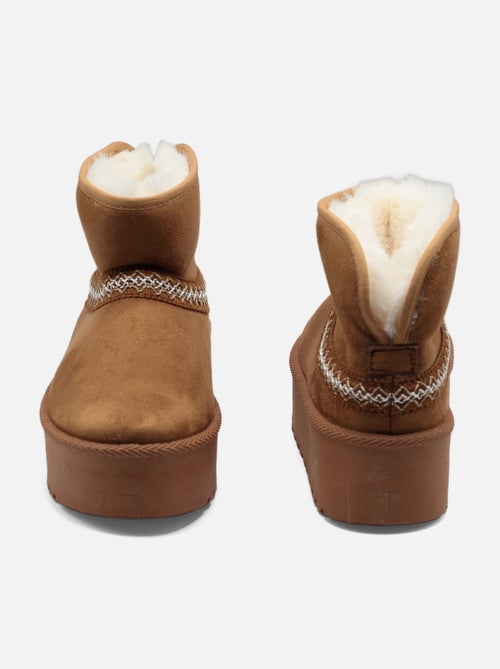 Bottines à plateforme - Kiabi