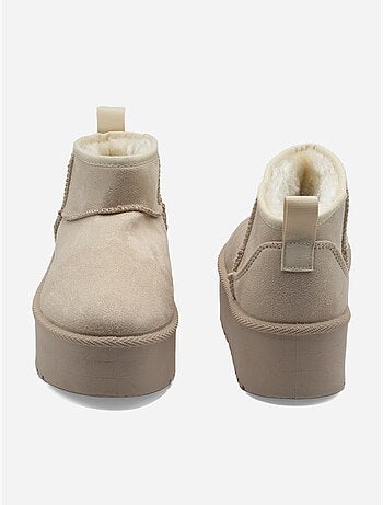 Bottines à plateforme