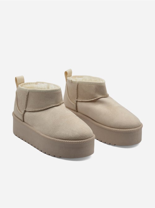 Bottines à plateforme - Kiabi Bottines à plateforme - Kiabi